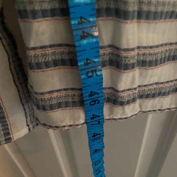 NWT Caslon Striped Tiered Midi Dress, size 3X - Picture 7 of 8